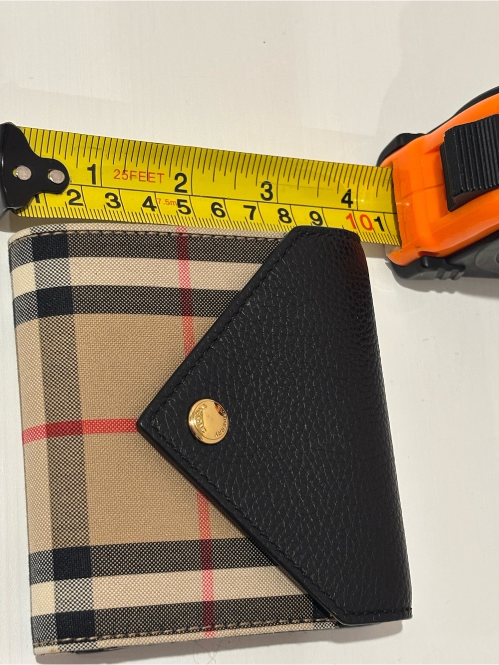 Burberry Compact Wallet Trifold Wallet Women Accessory Original Collection 🖤EUC - Picture 14 of 15